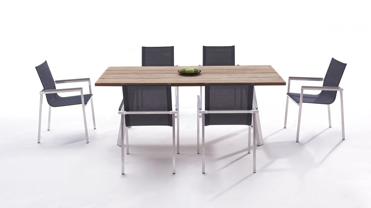 Edelstahl Essgruppe Leon 6 Living Zone Gartenmobel Living Zone