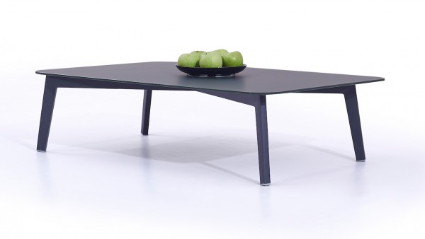 table en alu Diva 118 cm - anthracite
