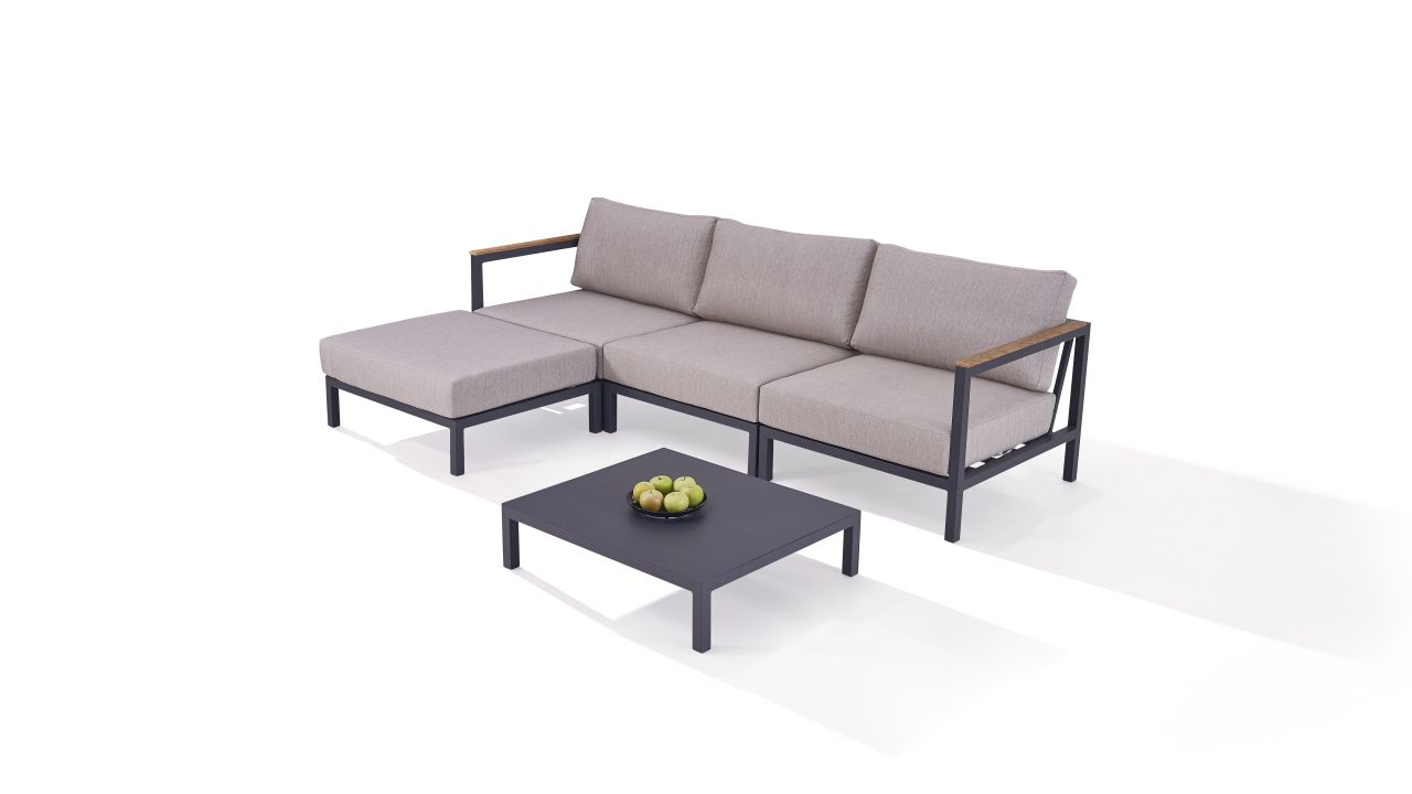 Alu Palmas Anthrazit Gartenmoebel Lounge Living Zone