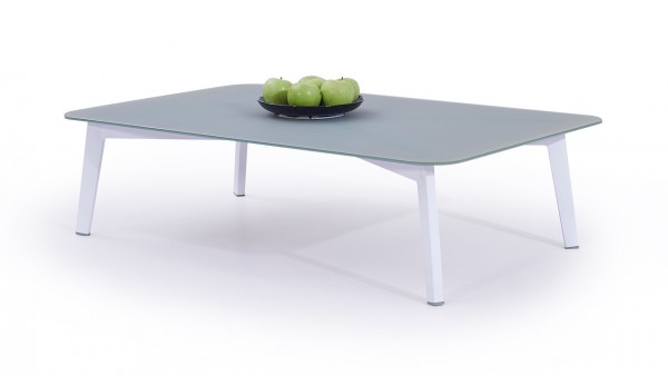 Alu Tisch Diva 118 cm - weiß