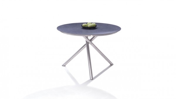 Stainless Steel Dining Table 110 Cm, Steel Round Table