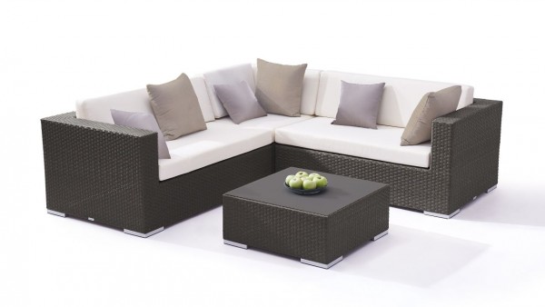 Polyrattan Sitzgruppe Ben - anthrazit
