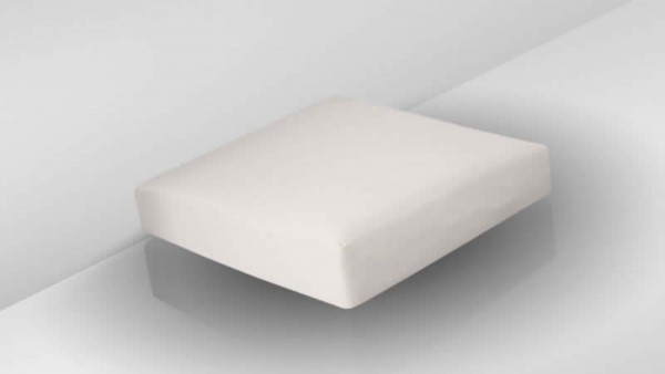 Cube coussin de siège 60 x 75 cm - crème