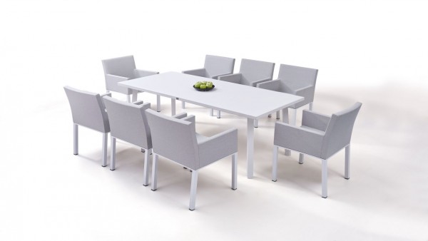 Alu Essgruppe Mellow 8 - seidengrau