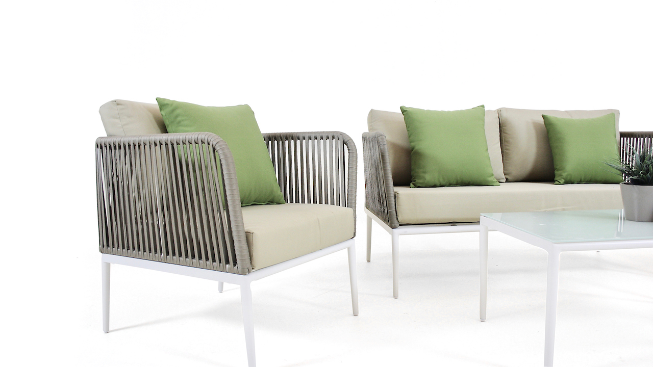 Aluminium Seating Group Set Marlo Living Zone Garden Furniture
