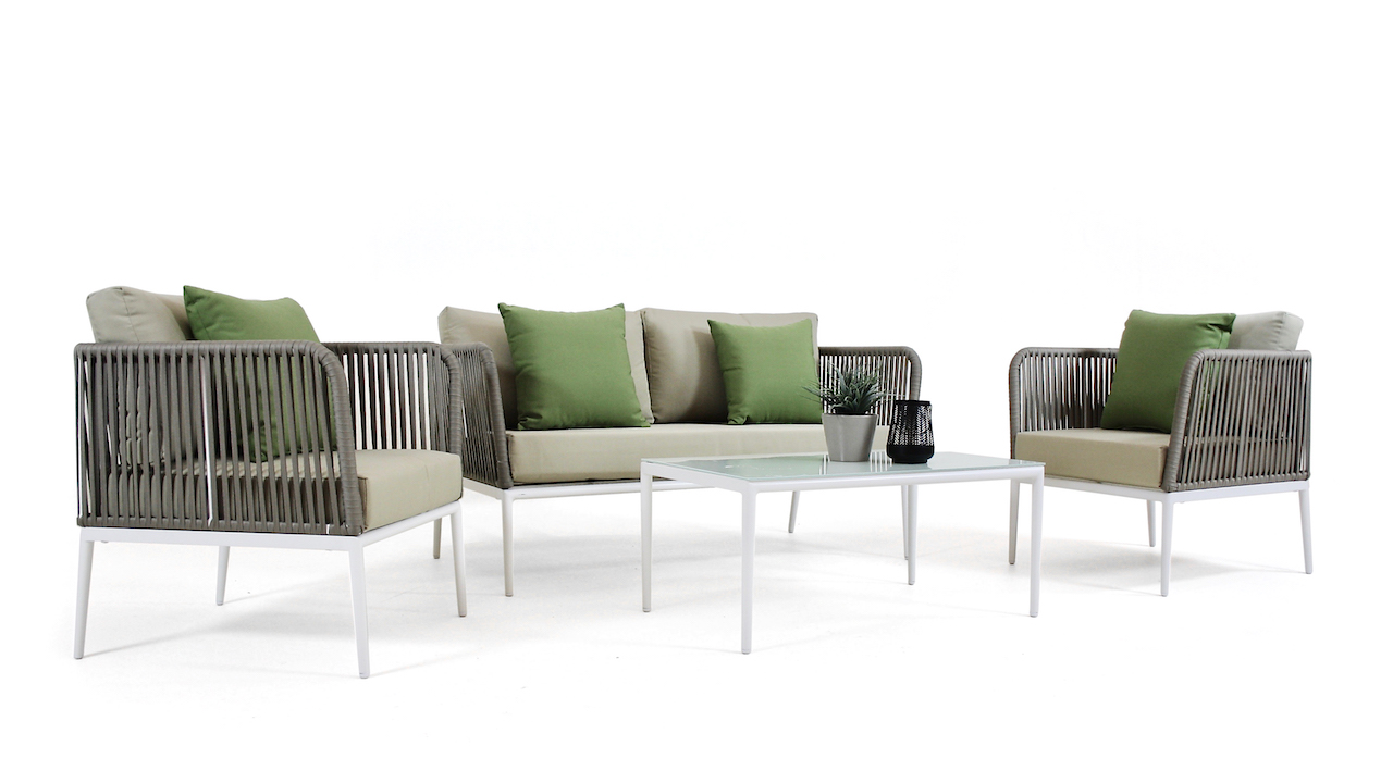 Aluminium Seating Group Set Marlo Living Zone Garden Furniture Living Zone