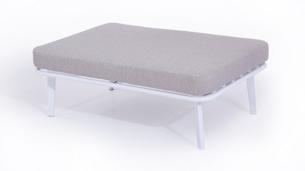 Aluminium stool diva 118 cm - white
