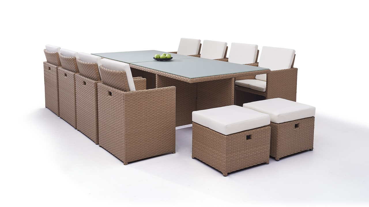 Polyrattan Essgruppe Bodiner 8 4 Living Zone Gartenmobel Living Zone