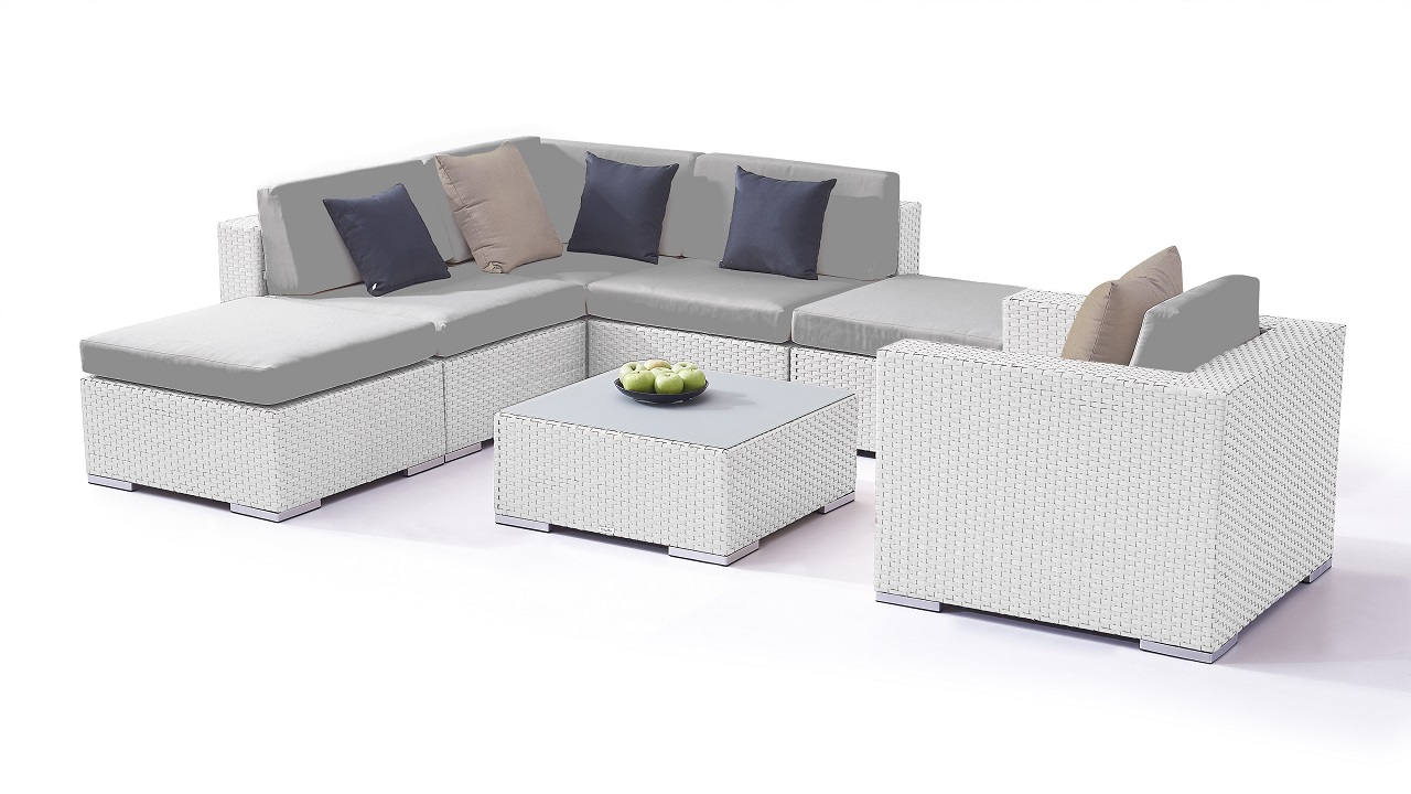 whitepolyrattan LoungemöbelGarten online kaufen MöbelSuchmaschine