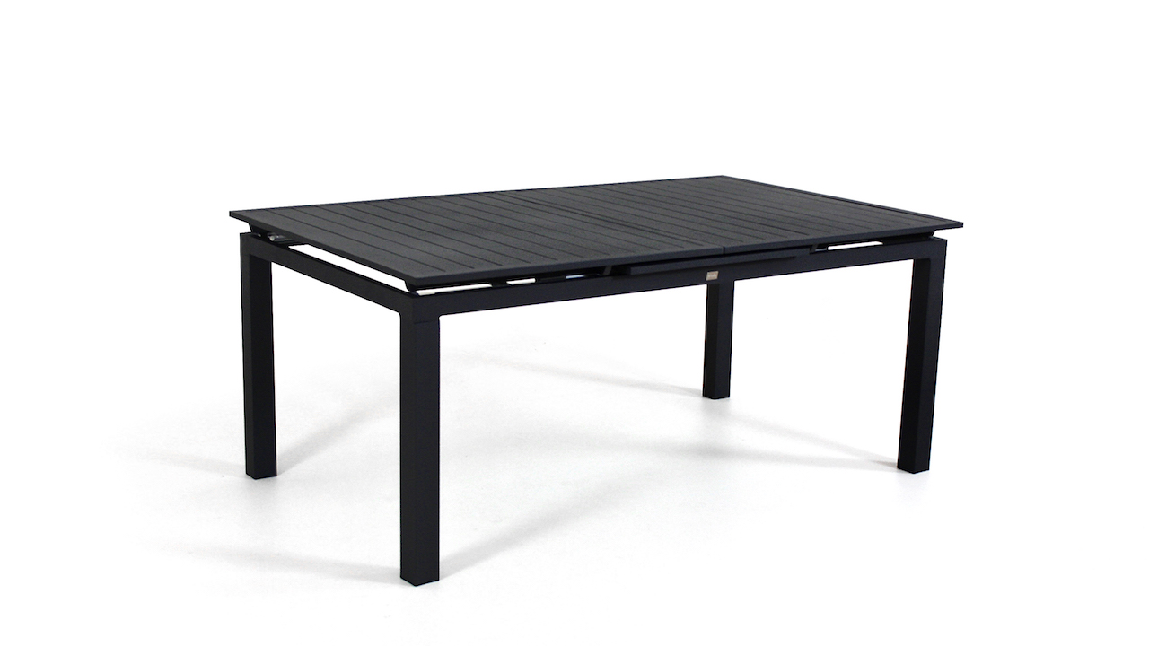 Alu Essgruppe Santos 8 180/240 Cm anthrazit LivingZone Exklusive