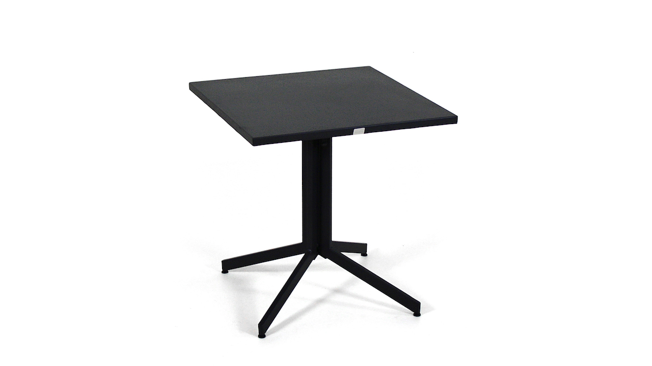 Alu Bistro Esstisch, 70 cm - anthrazit - Aluminium Gartenmöbel Bistro Esstisch in Anthrazit Alu Bistro Esstisch, 70 cm - anthrazit - Aluminium Gartenmöbel Bistro Esstisch in Anthrazit
