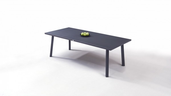 Aluminium dining table 220 cm - anthracite