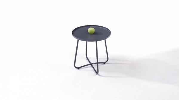 Stahl Beistelltisch Tablat 45 cm - anthrazit