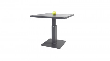 Alu Lift Esstisch/Loungetisch Dilou 80 cm - anthra