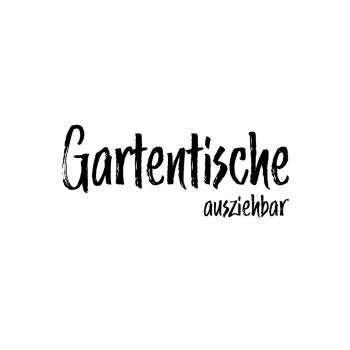 Ausziehbare Gartentische
