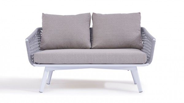 canapé Rope Diva 136 cm - gris soie