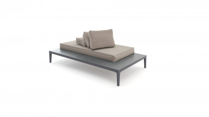 Polster Basismodul Variance - taupe